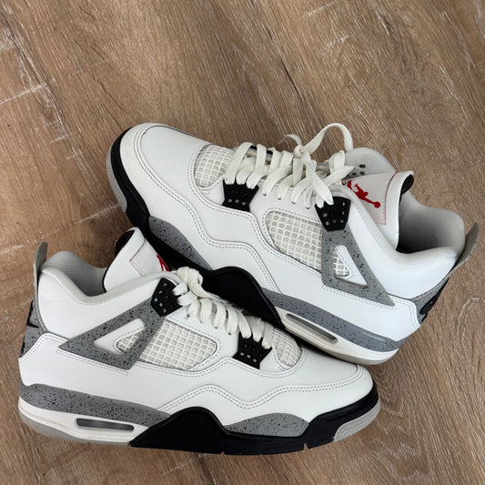 Jordan 4 “White Cement” Size 9 Used