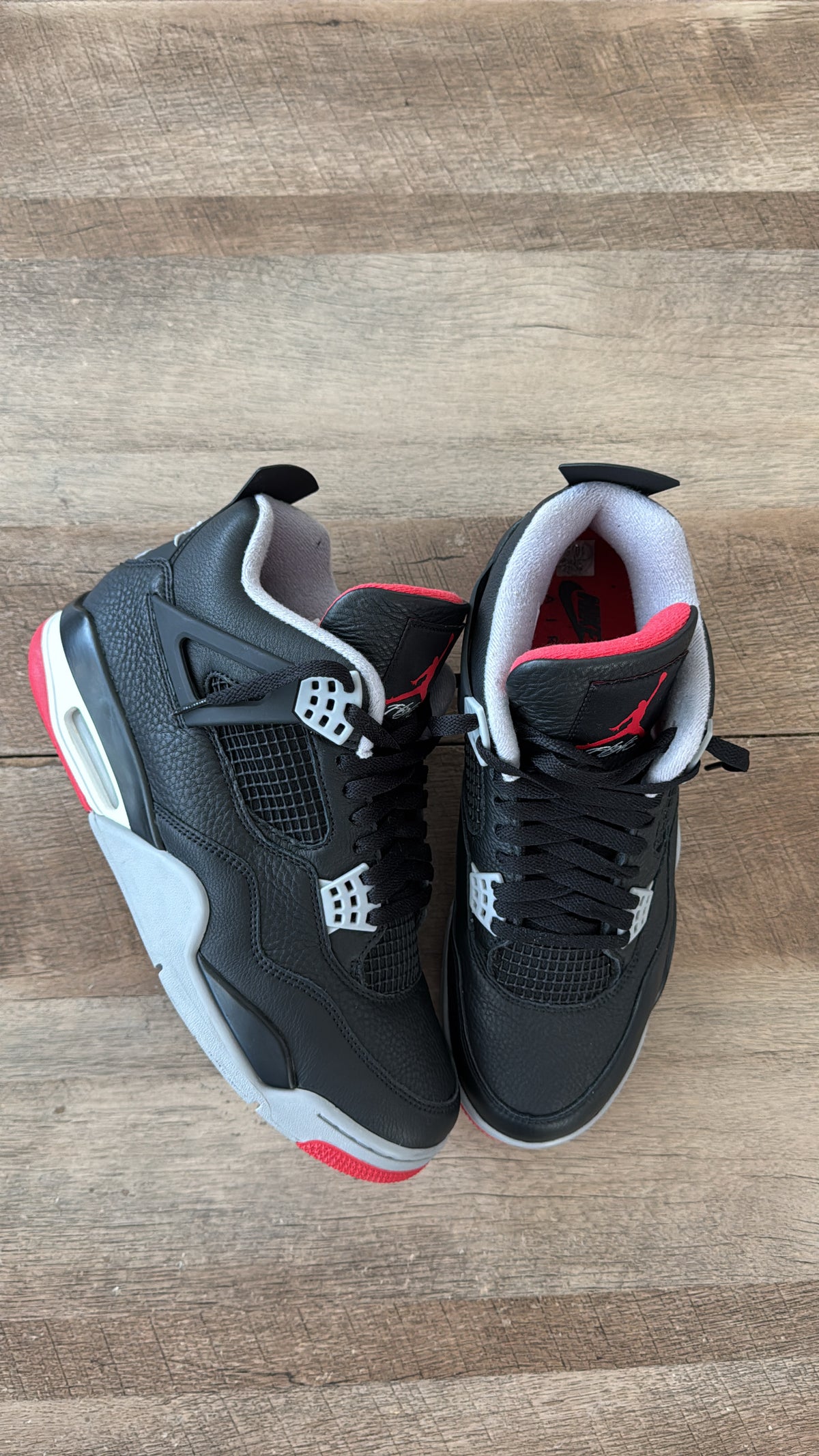Jordan 4 Bred Size 10.5 Used 1 Time
