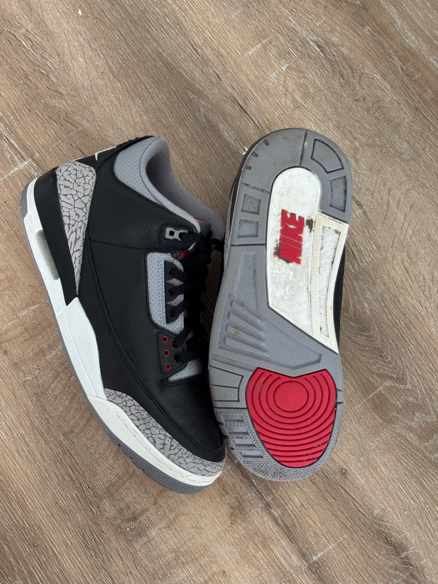 Jordan 3 “Black Cement” Size 11.5 Used